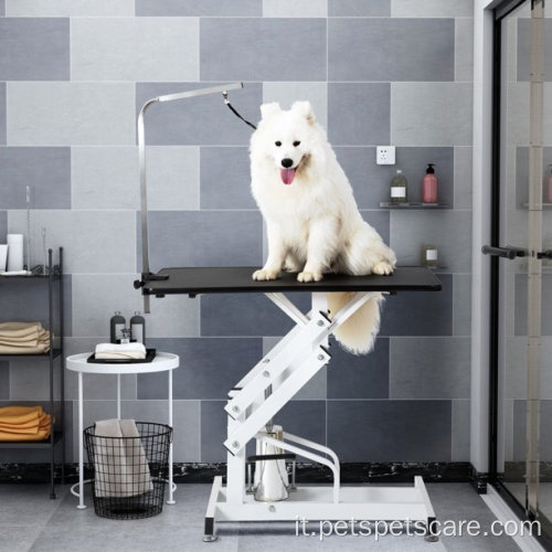Tavolo da toelettatura per cani più recente regolabile gatto idraulico